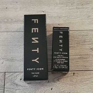 Fenty Beauty Icon Lipstick Refill and Empty Case